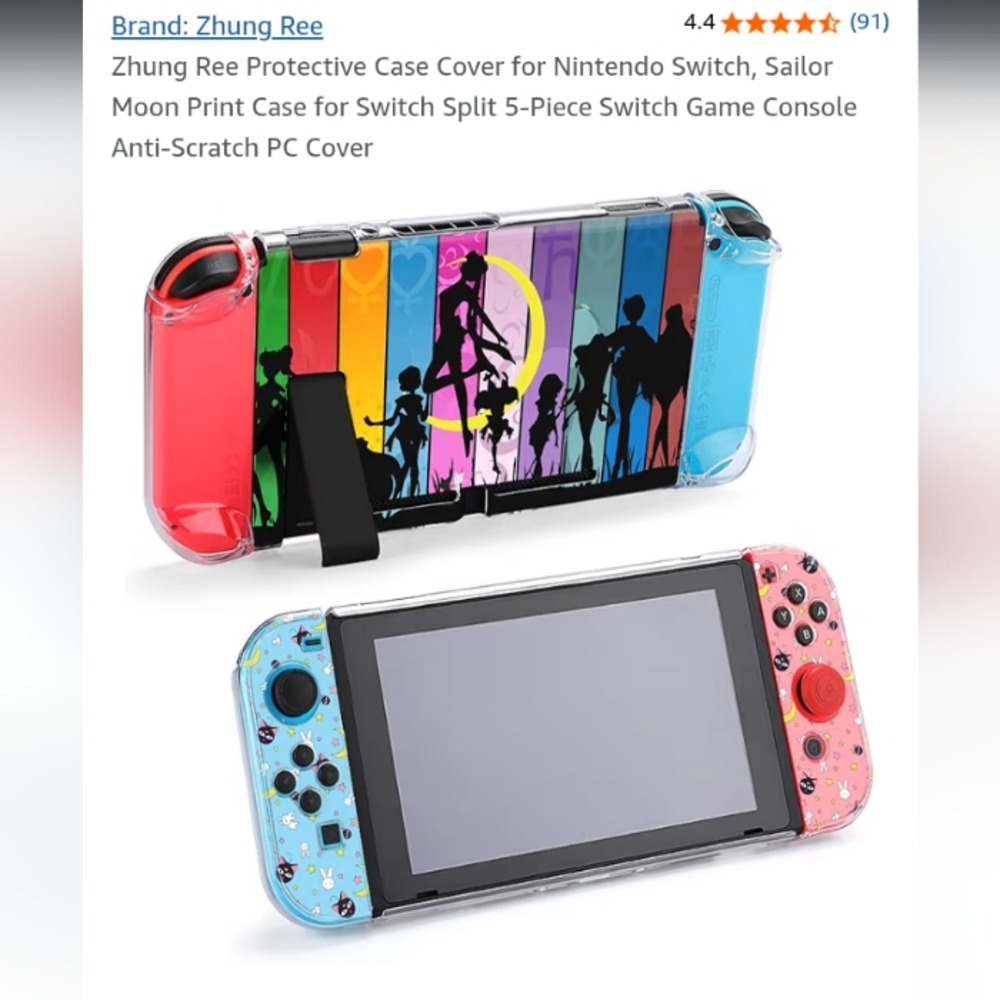 Sailor Moon Nintendo Switch Case
